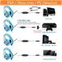 Best Gaming Headset PS4, Compatible for Xbox One, Nintendo Switch, ONIKUMA K1 Stereo Noise Cancelling Over Ear Headphones with Microphone, PC, Phone, with Free Headphone Hook,About 15 Days Delivery