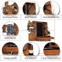 Peracos Wooden Docking Station for Men and Nightstand Organizer - Holds Phone Keys, Watch, Wallet, Ring, Pen, Glasses, Ring Comes with Coaster and eBook