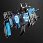 Zcogo Phone Game Controller with Cooling Fan Radiator Gamepad Cooler Game Trigger with 4000mAh Power Back USB Cable for PUBG Rules of Survival Black
