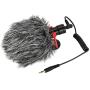 Moukey MCM-1 DSLR Camera Microphone, External Video Mic Shotgun for Phone, Smartphone, Vlogging, Canon/Nikon/Sony Camera