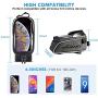 FISHOAKY Bike Front Frame Bags, Waterproof Bicycle Phone Mount Bag, Sensitive Touch Screen Sun Visor Large Capacity Top Tube Bike Bag Fits for iPhone X Xs Max 8 Plus Below 6.5"