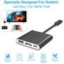 Update Version FastSnail Mini Dock HDMI Hub Adapter for Nintendo Switch, HDMI Type C Converter Cable for Switch