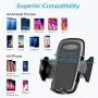 Lorima Car Phone Cup Holder, Adjustable Phone Holder Phone Mount for iPhone 11 Pro/XR/XS Max/X/8/7 Plus/6s SE Samsung Galaxy