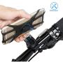 ORIbox bike phone mount, Removable bicycle phone holder handlebar, 360° Rotation Adjustable universal silicone Motorcycle Phone Mount, Black