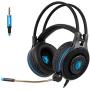 SADES SA936 Gaming Headset for Xbox One, PS4, PC Gaming Headset Over Ear Headphones with Mic Light Weight Design Volume Control (Black&Blue)