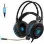 SADES SA936 Gaming Headset for Xbox One, PS4, PC Gaming Headset Over Ear Headphones with Mic Light Weight Design Volume Control (Black&Blue)