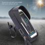 ZJchao Cycling Phone Bag, Mountain Bike Waterproof Bicycle Handlebar Cycling Cell Phone Bag 6.0 Touchscreen Black