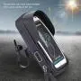 ZJchao Cycling Phone Bag, Mountain Bike Waterproof Bicycle Handlebar Cycling Cell Phone Bag 6.0 Touchscreen Black