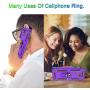 Jshru Galaxy J7 2018/J7 Aero/J7 Top/J7 Crown/J7 Aura/J7 Refine/J7 Eon Case with Tempered Glass Screen Protector [2Pack], Military Grade Ring Car Mount Kickstand Phone Case for Samsung J7 Star Purple