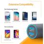 Rapid USB C Car Charger Adapter, Compatible for Samsung Galaxy S20 Plus/S20/S20 Ultra/S10+/S10/S10e/S9+/S9/S8, Note 10/Note 9/Note 8, 18w Dual-Port Quick Charge 3.0, Fast Charging Type C Cable 6.6FT