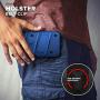 Zizo Bolt Cover - Case for iPhone 11 Pro with Military Grade + Glass Screen Protector & Kickstand and Holster (Blue/Black)