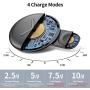 Nalwort 3 in 1 Wireless Charger Compatible with iPhone Apple Watch and AirPods Qi Fast Charger Retractable Wireless Charging Station for iPhone SE 2020/11/11 Pro, iWatch 5/4/3/2/1 and More(No Adapter)