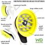 Wondurdog Quality at Home Dog Wash Kit for Shower | Water Sprayer Brush & Rubber Shield | Wash Your Pet and Dont Get Wet | Shield Water from Dogs Ears, Eyes and Yourself!