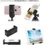 Mini Cell Phone Flexible Tripod Holder, ZTON Adjustable Mobile Phone Mount, Universal Octopus Stand for iPhone, Samsung, Camera (S-Black)