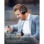 Hybrid Active Noise Cancelling Headphones, VANKYO C751 Over Ear Wireless Bluetooth Headphone with CVC 8.0 Mic, Deep Bass, Hi-Fi Sound, Comfortable Protein Earpads, 30H Playtime for Travel/Work