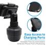 Cup Holder Phone Mount, Macally [Upgraded] Cell Phone Cup Holder for Car with Adjustable Smartphone Cradle Fit for iPhone 11 Pro XR XS Max X 8 7 Plus 6s Samsung S10+ Note 9 S8 Plus S7 Edge etc.