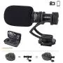 Camera Microphone Comica CVM-VM10II B Super-Cardioid Directional Condenser Video Shotgun Microphone for Canon Nikon, Sony Panasonic Olympus Fuji Cameras,Android Smartphone Mic(with Wind Muff) Camera Microphone Comica CVM-VM10II B Super-Cardioid Directional Condenser Video Shotgun Microphone for Canon Nikon, Sony Panasonic Olympus Fuji Cameras,Android Smartphone Mic(with Wind Muff)