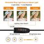 Emart 10-inch Selfie Ring Light with Adjustable Tripod Stand & Cell Phone Holder for Live Stream, YouTube Video, Makeup,Dimmable LED Camera Ringlight with 3 Light Modes & 11 Brightness Levels