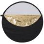 Neewer 43 Inch/110 Centimeter Light Reflector 5-in-1 Collapsible Multi-Disc with Bag - Translucent, Silver, Gold, White and Black for Studio Photography Lighting and Outdoor Lighting