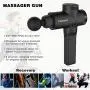 Carrying case Massage Gun, Handheld Deep Tissue Muscle Massager,Cordless Percussion Massaging Gun,Professional 20 Variable speeds Massage Device with 6 Attachments and Carry case Carrying case Massage Gun, Handheld Deep Tissue Muscle Massager,Cordless Percussion Massaging Gun,Professional 20 Variable speeds Massage Device with 6 Attachments and Carry case