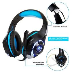 RONSHIN 3.5mm Gaming Earphone Gaming Headset Xbox One Headset with Microphone for PC PS4 Laptop Phone