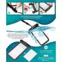 Hiearcool Universal Waterproof Case,Waterproof Phone Pouch Compatible for iPhone 11 Pro Max XS Max XR X 8 7 6S Plus Samsung Galaxy s10/s9 Google Pixel 2 HTC Up to 7.0"，IPX8 Cellphone Dry Bag -2 Pack