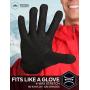 Touch Screen Running Gloves for Men & Women - Thermal Winter Glove Liners for Texting, Cycling & Driving - Thin & Lightweight Warm Hand Gloves - Touchscreen Smartphone Compatible - Super Grippy Palm
