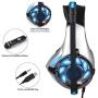 SADES Stereo Gaming Headset for PS4, Xbox One, Nintendo Switch, PC, PS3, Mac, Laptop, Over Ear Headphones PS4 Headset Xbox One Headset with Surround Sound, LED Light & Noise Canceling Microphone