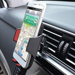 Car Phone Mount,Universal Air Vent Car Phone Mount Holder Compatible with iPhone Xs XS Max X 8 8 Plus 7 7 Plus SE 6s 6 Plus 6, Samsung,Galaxy S6 S7 S8 S9, Google,LG,Sony,Huawei,and Other Phones-red