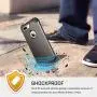 BENTOBEN Case for iPhone 8 Plus, iPhone 7 Plus Case, 3 in 1 Hybrid Hard PC Soft Rubber Heavy Duty Rugged Bumper Shockproof Anti Slip Full-Body Protective Phone Cover for iPhone 8 Plus/7 Plus, Gunmetal