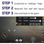 picK-me Mobile Game Controller, Gamepad Triggers with Phone Cooling Fan and Built-in 2000 mAh Battery Power Bank, Shoot and Sensitive Aim Trigger for 4.7-6.5 Inch Phone