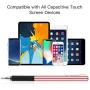 Waysse 3 Stylus Pens for Touch Screens, Capacitive Pen High Sensitivity & Fine Point, Universal Stylus with Clear Disc for iPhone X/8/8plus iPad/iPad Pro/iPad Mini and All Capacitive Touch Screens