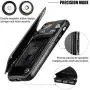 OT ONETOP iPhone 8 Wallet Case with Card Holder, iPhone 7 Case iPhone SE(2020) Wallet Premium PU Leather Kickstand Card Slots,Double Magnetic Clasp and Durable Shockproof Cover 4.7 Inch(Black)