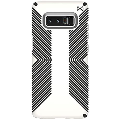 Speck Products Presidio Grip Cell Phone Case for Samsung Galaxy Note8 - White/Black Presidio Grip