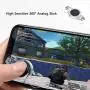 takyu Mobile Game Controller for Pad, Mobile Controller with Game Joystick, L1R1 Sensitive Aim and Shoot Gamepad Trigger for 4.5-12.9 inch Tablet & Android iOS Phone