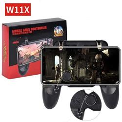 W11X Smart Mobile Game Gamepad Pubg Metal Controller for Phone L1R1 Shooter Trigger Fire Buttons for Android iOS Knives Out