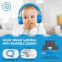 ONTA gorsun Foldable On Ear Audio Adjustable Lightweight Headphone for Kids Cellphones Smartphones iPhone Laptop Computer Mp3/4 Earphones (Blue)