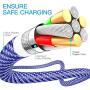 USB C Cable, MARGE PLUS Type C Charging Cable 3 Pack (6Ft) Braided Fast Charging Cord Compatible with Samsung Galaxy A20 A50 A51 A71 A10 A10e S10 S20 Plus Note10, LG Stylo 5 4,and Other USB C Device