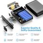 Portable AC Outlet Power Bank, Universal 116Wh/30000mAh External Battery with 120W Pure Sine Wave Backup Battery Pack, 45W Type-C PD High-Speed Charger for Laptop, Nintendo, iPad, iPhone 11/Pro/Max