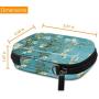 Fintie Carrying Case Compatible with HP Sprocket Photo Printer - Hard EVA Shockproof Storage Portable Travel Bag w/Inner Pocket, Removable Strap and Metal Hook (Blossom)