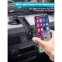 IPOW Car Phone Mount Holder Magnetic Phone Holder Mount Hands Free Cell Phone Holder for Car Dashboard Windshield Phone Holder Strong Magnet Maximum Angle One Holder Fits All Phones No View Blocking