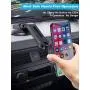 IPOW Car Phone Mount Holder Magnetic Phone Holder Mount Hands Free Cell Phone Holder for Car Dashboard Windshield Phone Holder Strong Magnet Maximum Angle One Holder Fits All Phones No View Blocking