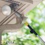 DocaPole 6-24 Foot Extension Pole - Multi-Purpose Telescopic Pole // Light Bulb Changer // Paint Roller // Duster Pole // Telescoping Pole for Window Cleaning, Gutter Cleaning, and Hanging Lights