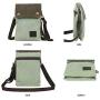 Gcepls Canvas Small Cute Crossbody Women Cell Phone Purse Wallet Bag with Shoulder Strap for iPhone 11 iPhone 6s 7 Plus 8 Plus iPhone XS MAX,Galaxy Note 9 S7 S10 Plus (Fits with OtterBox Case)-Green