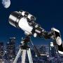 Telescope 16/40X HD Refractive Astronomical Telescope Magnification Zoom Monocular Beginners Telescope (Color : White, Size : 45-122cm) Telescope 16/40X HD Refractive Astronomical Telescope Magnification Zoom Monocular Beginners Telescope (Color : White, Size : 45-122cm)