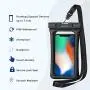 Mpow 084 Waterproof Phone Pouch Floating, IPX8 Universal Waterproof Case Underwater Dry Bag Compatible iPhone 11 Pro Max/XS Max/XR/X/8P/7P Galaxy S10/S9 Note 10/9 Google Pixel Up To 6.5" (Black+Black) Mpow 084 Waterproof Phone Pouch Floating, IPX8 Universal Waterproof Case Underwater Dry Bag Compatible iPhone 11 Pro Max/XS Max/XR/X/8P/7P Galaxy S10/S9 Note 10/9 Google Pixel Up To 6.5" (Black+Black)