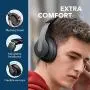 Anker Soundcore Life Q10 Wireless Bluetooth Headphones, Over Ear, Foldable, Hi-Res Certified Sound, 60-Hour Playtime, Fast USB-C Charging, Deep Bass, for Travel, Online Class, Home Office (Black)