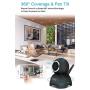 TOOGE WiFi Dog Pet Camera Wireless Security Camera FHD Home Security Indoor Camera with Night Vision 2-Way Audio Motion Detection (Black) TOOGE WiFi Dog Pet Camera Wireless Security Camera FHD Home Security Indoor Camera with Night Vision 2-Way Audio Motion Detection (Black)