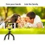 Phone tripod, UBeesize Portable and Adjustable Camera Stand Holder with Wireless Remote and Universal Clip, Compatible with iPhone, Android Phone, Sports Camera GoPro【2018 NEW VERSION】