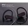 Zermatt Bluetooth 5.0 Wireless Sport Headphones with Adjustable Ear Hooks,Digital Intelligence LED Display,IPX7 Waterproof,50H Playtime,TWS Stereo,Built-in Mic,Single/Dual Mode for Running Gym Workout